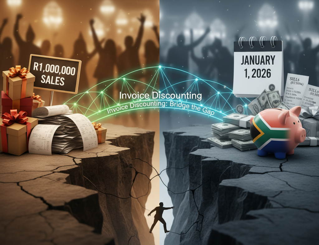 use invoice discounting to counter cashflow issues