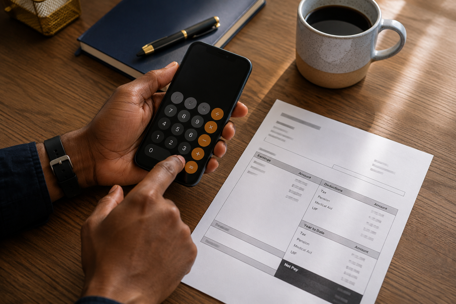 Uif Credits Explained How They Affect Your Claim Calculating UIF credit days using a payslip and smartphone calculator